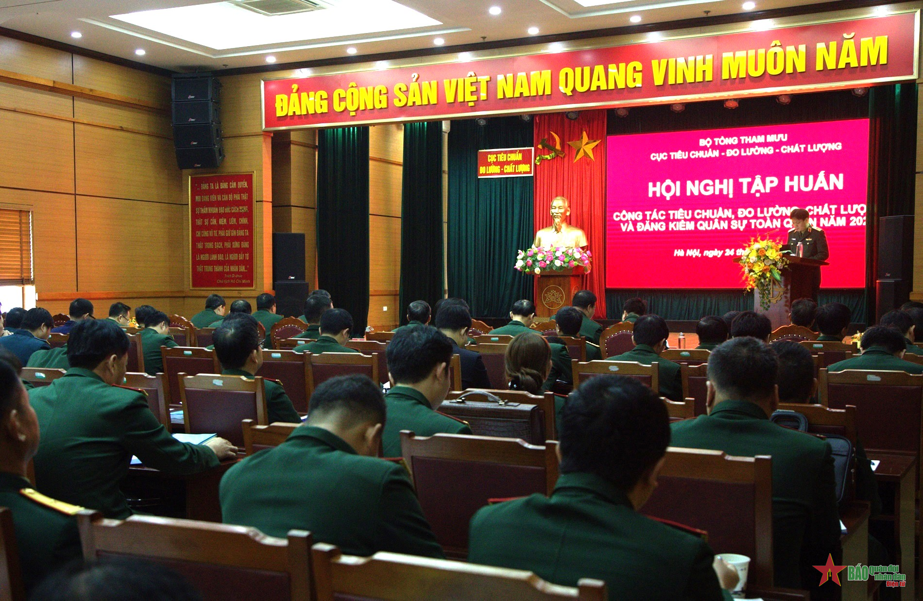 Tập huấn công tác tiêu chuẩn - đo lường - chất lượng và đăng kiểm quân sự toàn quân